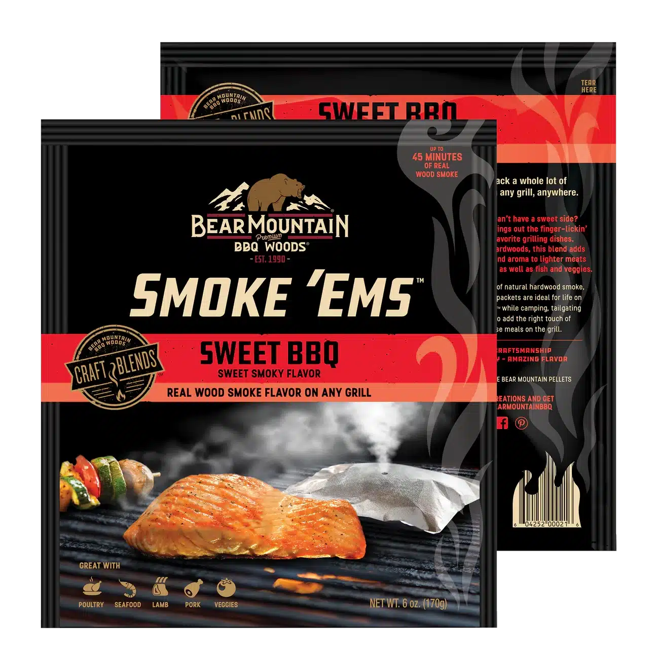 Sweet BBQ Smoke 'Ems™ 4-Pack
